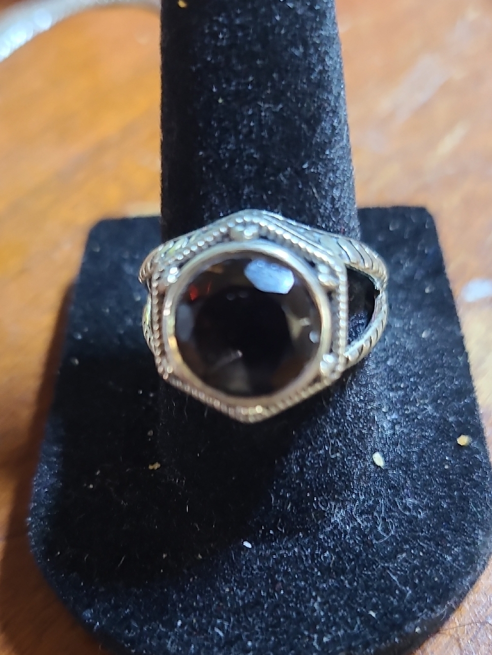 Smoky Quartz 925 Sterling Silver Handmade Ring
